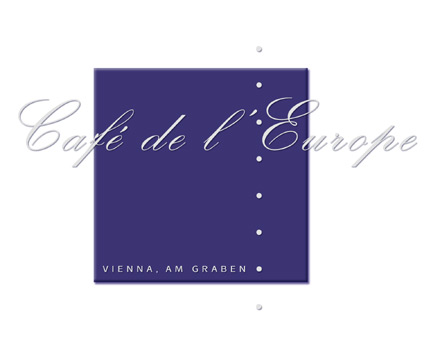 Logo-Design Cafe de l´Europe